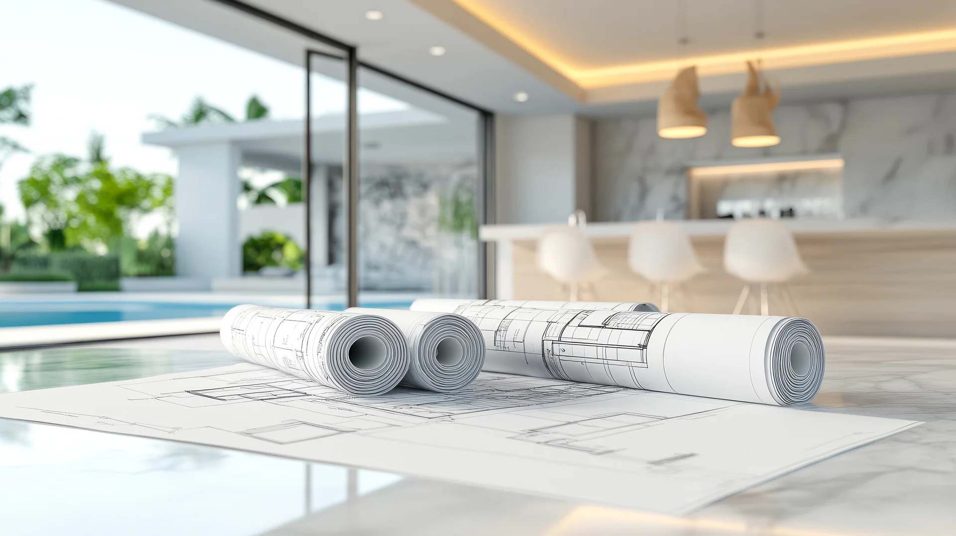 Meeting with a trusted local contractor in the driveway.